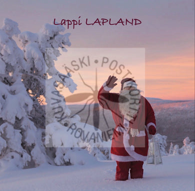 Magneetti joulupukki Lappi Lapland 65 mm* 65 mm