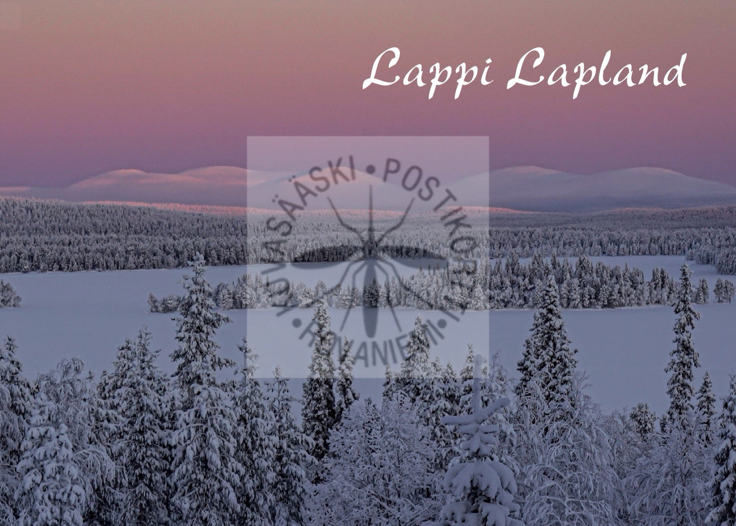 Kortti nro 2089 tunturimaisema Lappi Lapland