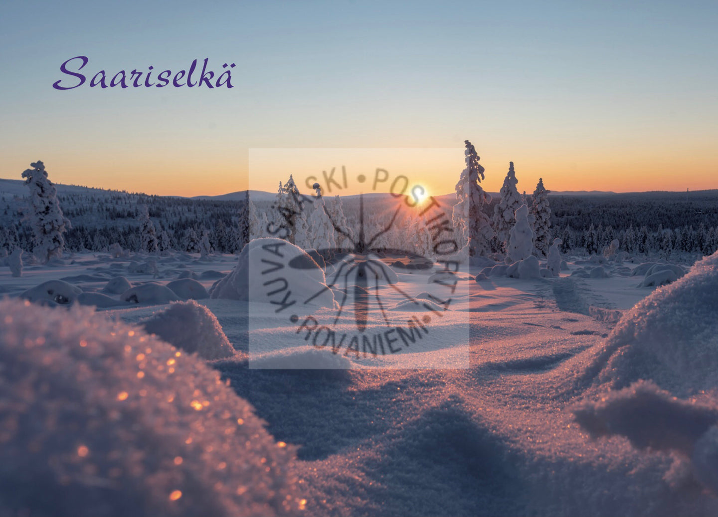 Kortti nro 2056 Saariselkä Ahopäältä