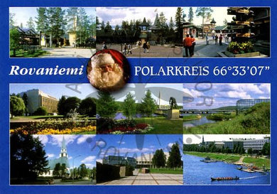 Kortti nro 1286 Rovaniemi Napapiiri kooste sin