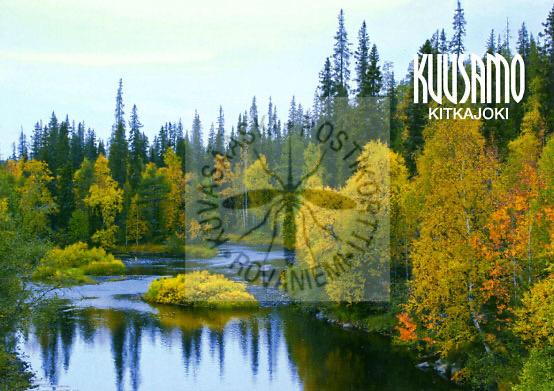 Kortti nro 1683 Kuusamo Kitkajoki
