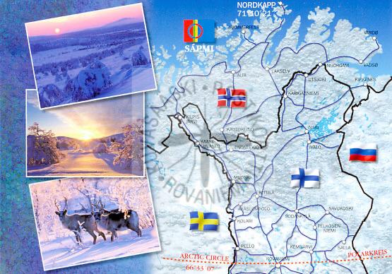 Kortti nro 1698 Kaamos kartta
