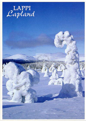 Kortti nro 1750 Lappi Lapland tykyt