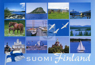 Kortti nro 1764 Suomi Finland kooste vaaka sin