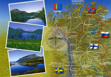 Kortti nro 1809 Karttakortti Kilpisjärvi