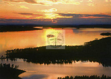 Kortti nro 1813 Maisema aurinko/järvi