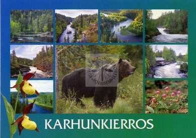 Kortti nro 1821 Karhunkierros kesä kooste