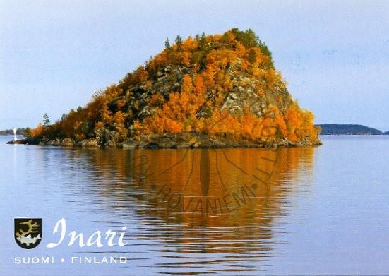 Kortti nro 1827 Inari Ukonkivi ruska