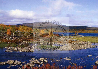 Kortti nro 1836 Kilpisjärvi Tsahkaljärvi ruska