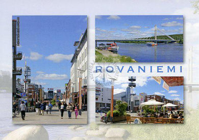 Kortti nro 1850 Rovaniemi kävelykatu ja Jätkänkynttilä 1/3