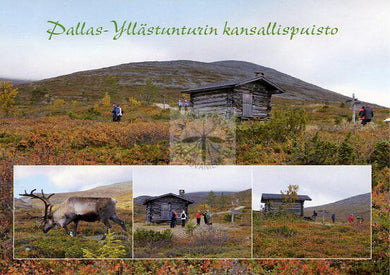 Kortti nro 1857 Pallas-Yllästunturin kansallispuisto ruska kooste 1/4
