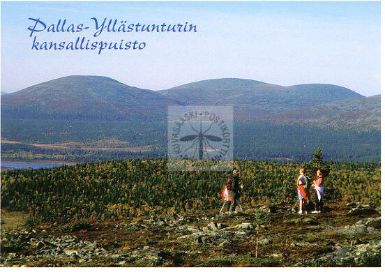 Kortti nro 1868 Pallas-Yllästunturin kansallispuisto Särkitunturi