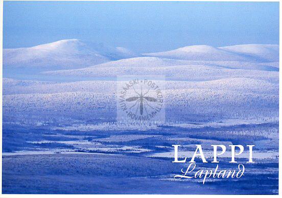 Kortti nro 1913 Lappi Lapland tunturit