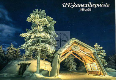 Kortti nro 1956 Saariselkä Kiilopää UK-kansallispuisto portti