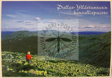 Kortti nro 1970 Pallas-Yllästunturin kansallispuisto nainen
