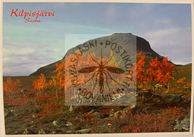 Kortti nro 1978 Kilpisjärvi Saana ruska