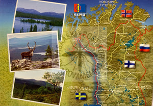 Kortti nro 1980 Karttakortti Särkijärvi ja poro