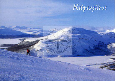 Kortti nro 1886 Kilpisjärvi Saanalle nousu
