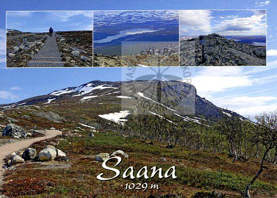 Kortti nro 2034 Kilpisjärvi Saanan valloitus 1/4